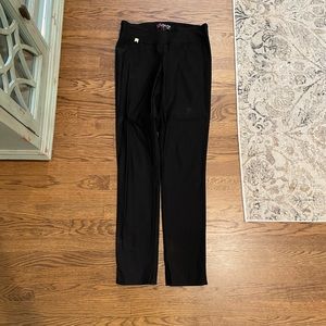 Long Length - Black dress pants - Peck & Peck stretch material.